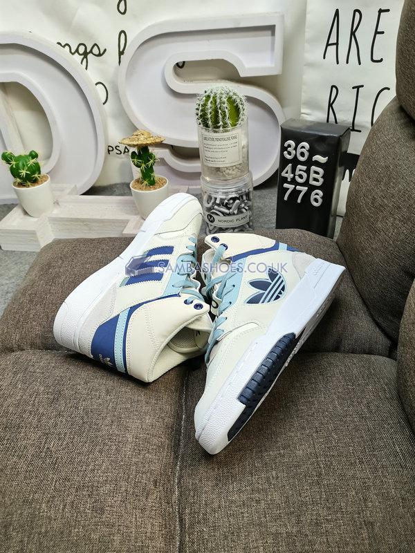 Adidas Drop Step XL "White Collegiate Blue" - Footwear White/Collegiate Blue/Beige - GV9325 Classic Originals Shoes