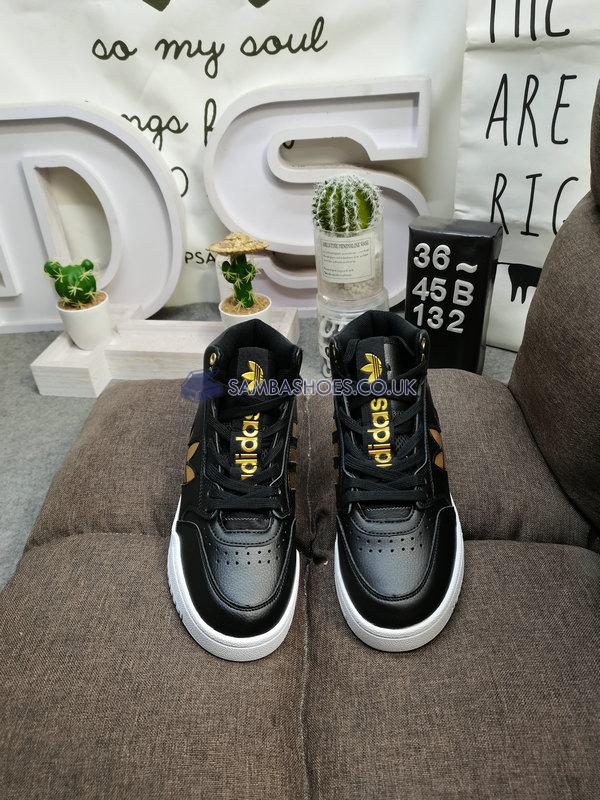 Adidas Drop Step XL "Black Gold" - Black/Gold - FW2039 Classic Originals Shoes