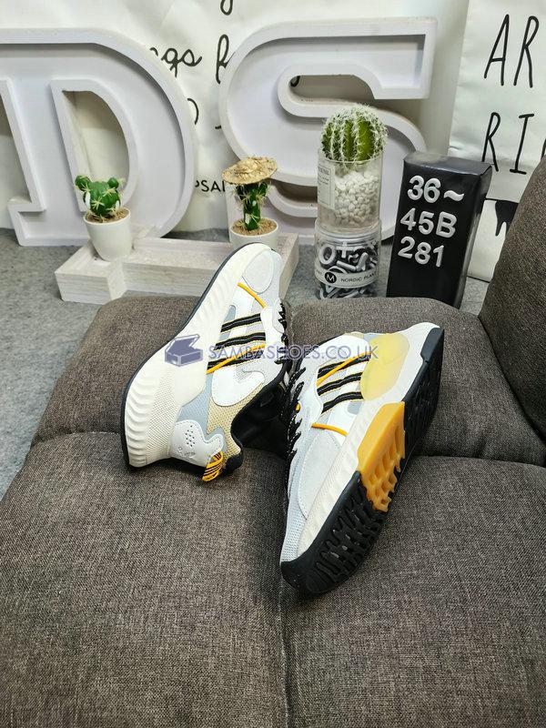 Adidas Hi-Tail "Off White Cream Yellow" - Off White/Core Black/Cream Yellow - H05767 Classic Originals Shoes