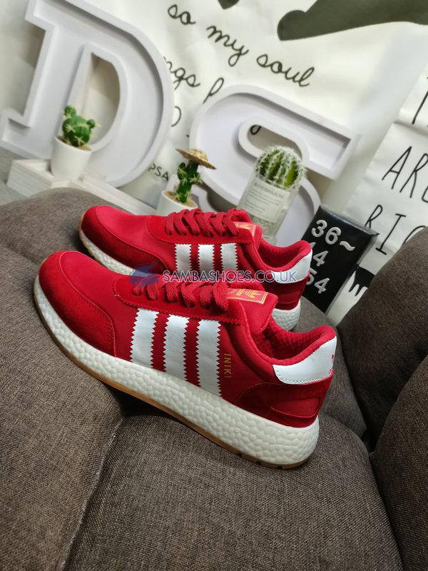 Adidas Iniki Runner "Red Running White" - Red/Running White - BY9728 Classic Originals Shoes