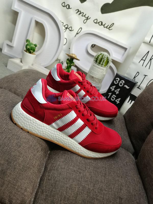 Adidas Iniki Runner "Red Running White" - Red/Running White - BY9728 Classic Originals Shoes