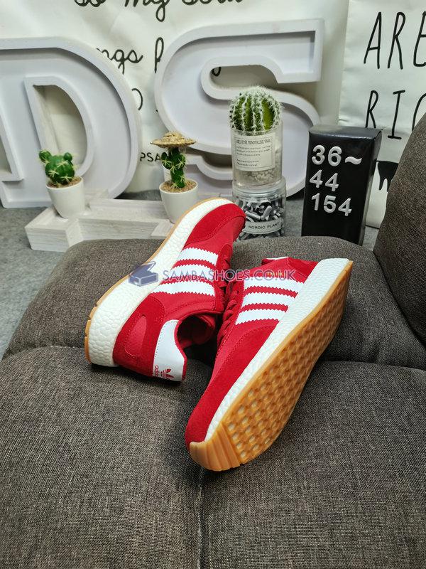 Adidas Iniki Runner "Red Running White" - Red/Running White - BY9728 Classic Originals Shoes