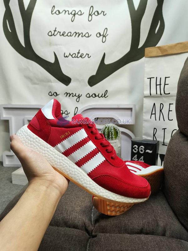 Adidas Iniki Runner "Red Running White" - Red/Running White - BY9728 Classic Originals Shoes