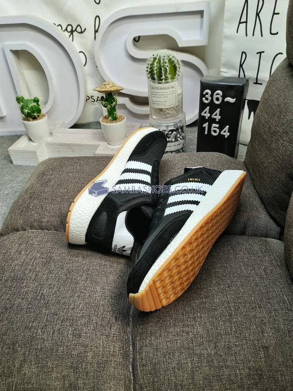 Adidas Iniki Runner "Core Black 2.0" - Core Black/Footwear White/Gum - BY9727 Classic Originals Shoes