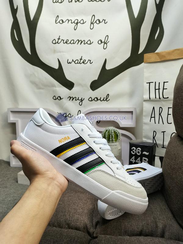 Adidas Nora "White Black" - Cloud White/Cloud Black/Gold Metallic - GY6964-1 Classic Originals Shoes