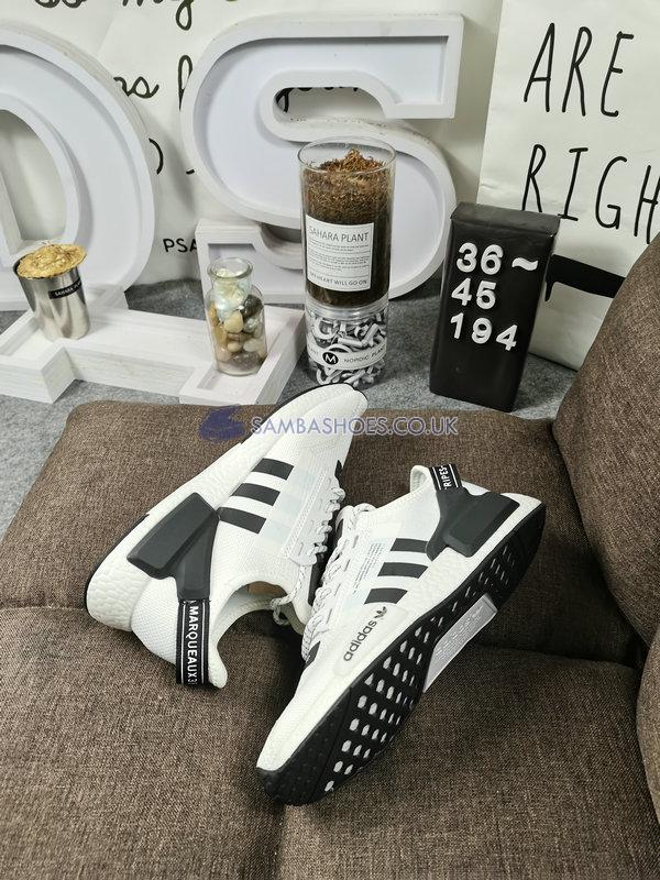 Adidas NMD_R1 V2 "Footwear White" - Footwear White/Core Black/Footwear White - FV9022 Classic Originals Shoes