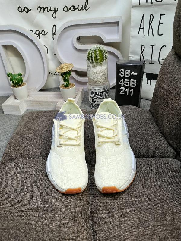 Adidas NMD_R1 "Wonder White Gum" - Wonder White/Cloud White/Gum - GY6058 Classic Originals Shoes