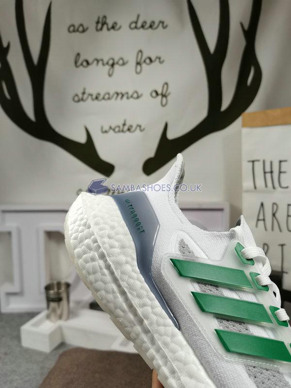 Adidas UltraBoost 21 "White Sub Green" - Cloud White/Sub Green/Core Black - FZ2326 Classic Running Shoes