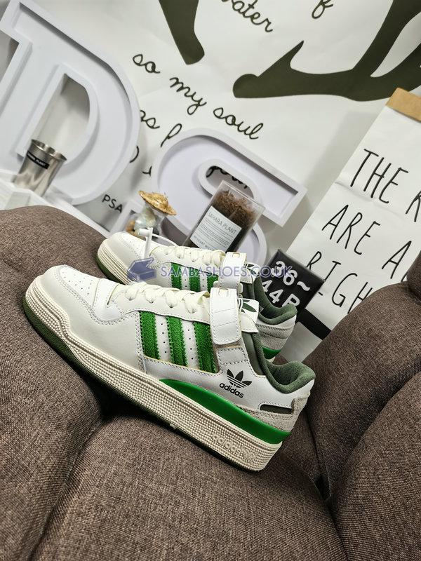 Adidas Forum 84 Low "White Crew Green" - Cloud White/Crew Green/Wild Pine - FY8683 Classic Originals Shoes