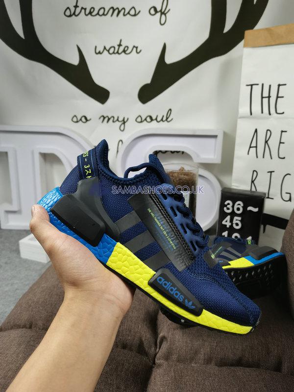 Adidas NMD_R1 V2 "Collegiate Navy Signal Green" - Collegiate Navy/Collegiate Navy/Signal Green - FX3948 Classic Originals Shoes