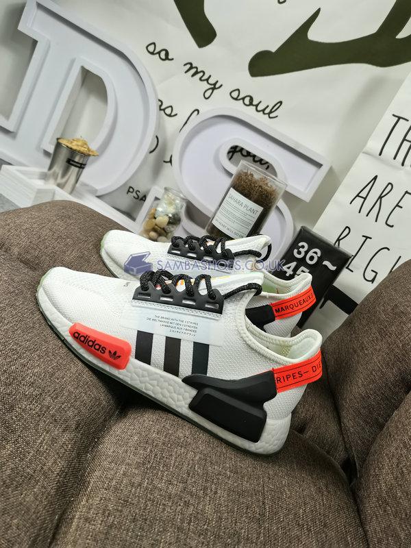 Adidas NMD_R1 V2 "White Coral" - Cloud White/Signal Coral - FX3527 Classic Originals Shoes