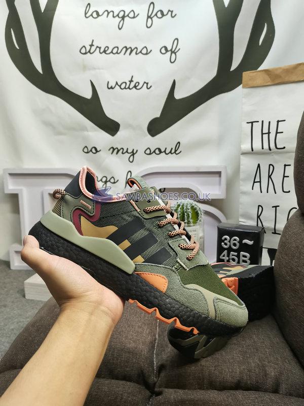 Adidas Nite Jogger "Green Black Orange" - Green/Black/Orange - GY0018 Classic Originals Shoes