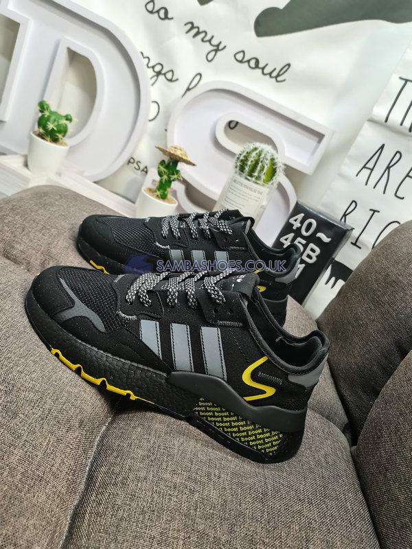 Adidas Nite Jogger "Black Yellow" - Core Black/Grey Four/Yellow - FV6571 Classic Originals Shoes