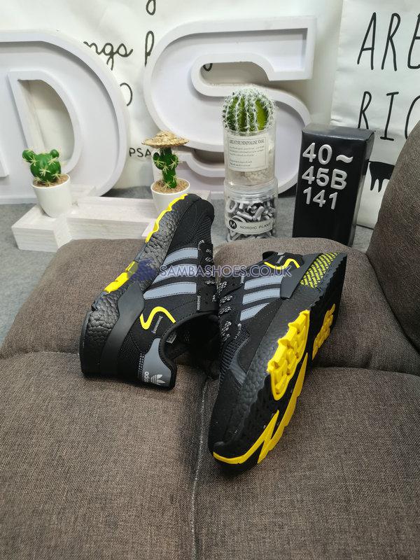 Adidas Nite Jogger "Black Yellow" - Core Black/Grey Four/Yellow - FV6571 Classic Originals Shoes