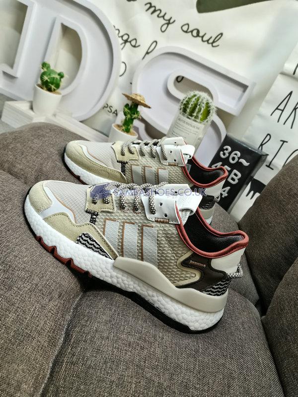 Adidas Nite Jogger "Beige White" - Beige/White/Brown - IE1924 Classic Originals Shoes