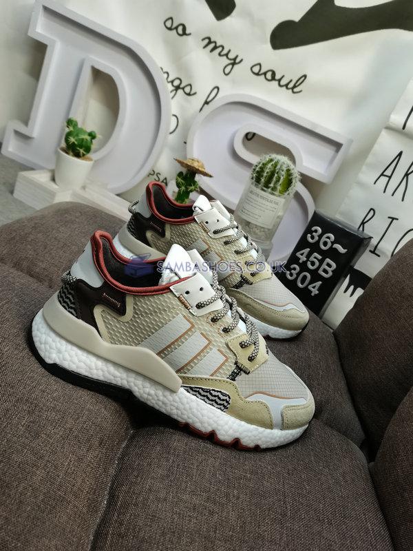 Adidas Nite Jogger "Beige White" - Beige/White/Brown - IE1924 Classic Originals Shoes