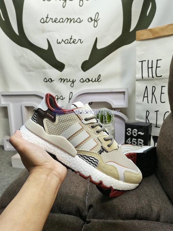 Adidas Nite Jogger "Beige White" - Beige/White/Brown - IE1924 Classic Originals Shoes