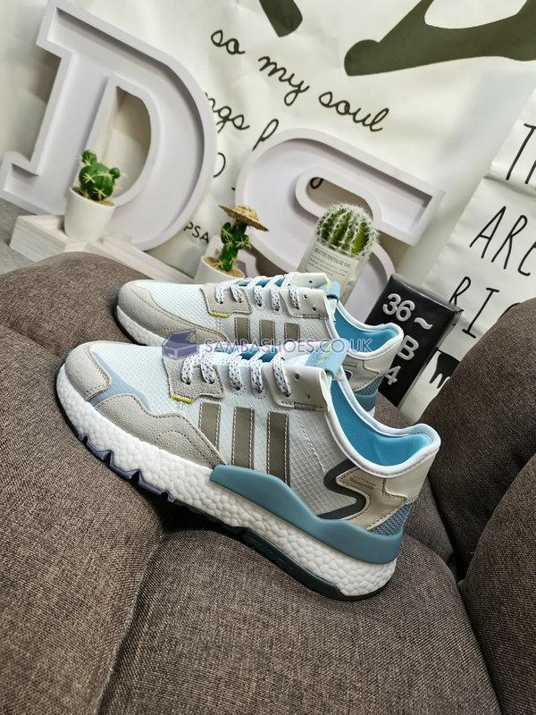 Adidas Nite Jogger "White Blue Grey" - White/Blue/Grey - IF0419 Classic Originals Shoes