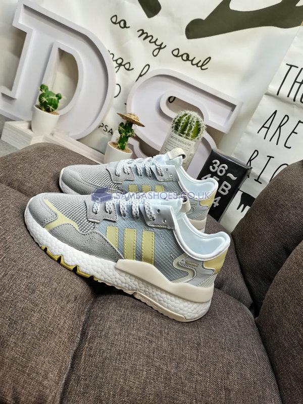 Adidas Nite Jogger "Grey Yellow" - Grey/Yellow - IF0418 Classic Originals Shoes