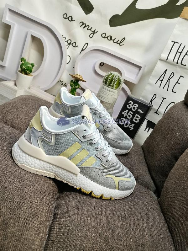 Adidas Nite Jogger "Grey Yellow" - Grey/Yellow - IF0418 Classic Originals Shoes