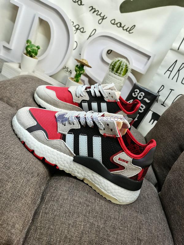 Adidas Nite Jogger "Scarlet" - Scarlet/Core Black/Crystal White - FV3872 Classic Originals Shoes