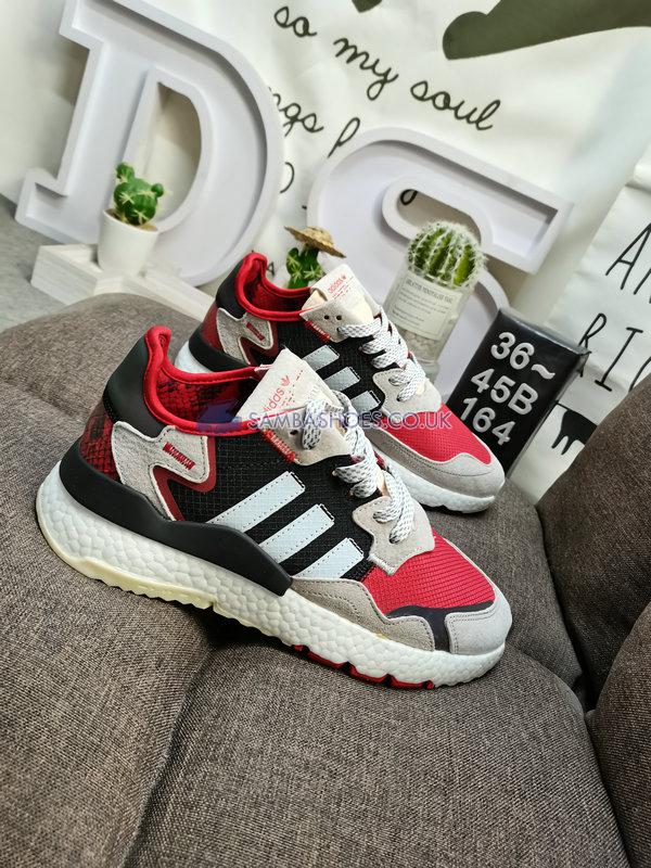 Adidas Nite Jogger "Scarlet" - Scarlet/Core Black/Crystal White - FV3872 Classic Originals Shoes