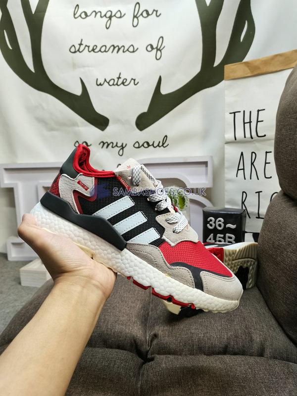 Adidas Nite Jogger "Scarlet" - Scarlet/Core Black/Crystal White - FV3872 Classic Originals Shoes