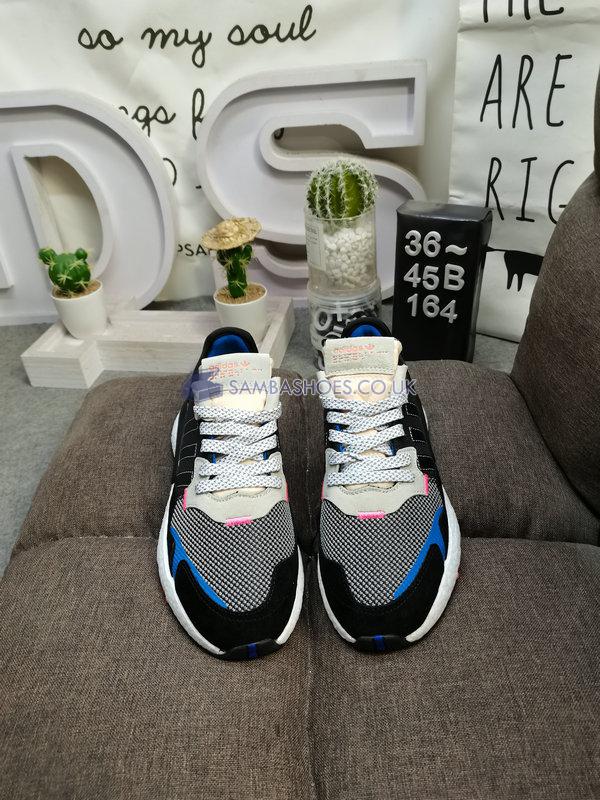 Adidas Nite Jogger "Blue Bird" - Black/White/Blue Bird - EF8719 Classic Originals Shoes