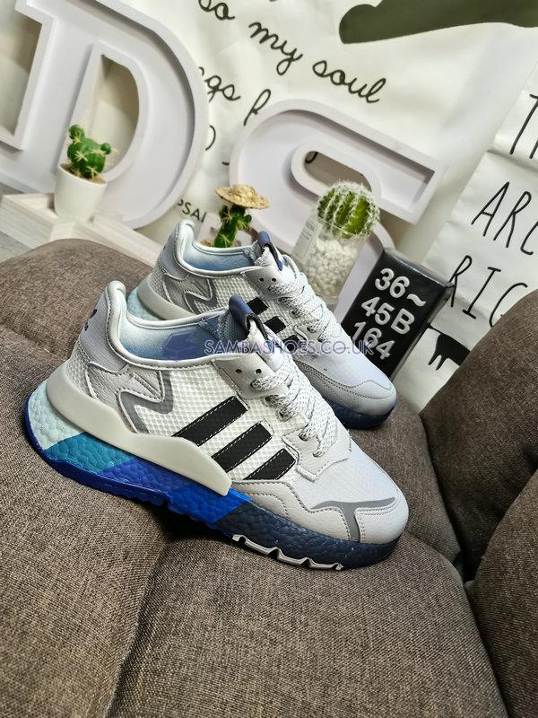 Adidas Nite Jogger "Dgh Solid Grey" - Victory Blue/Dgh Solid Grey/Bold Blue - H01716 Classic Originals Shoes